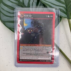 MetaZoo Cryptid Nation Black Cat Reverse Holo 1st Edition 2021 Trading Game Card